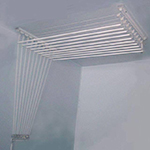 Varal de teto - Rede de proteção